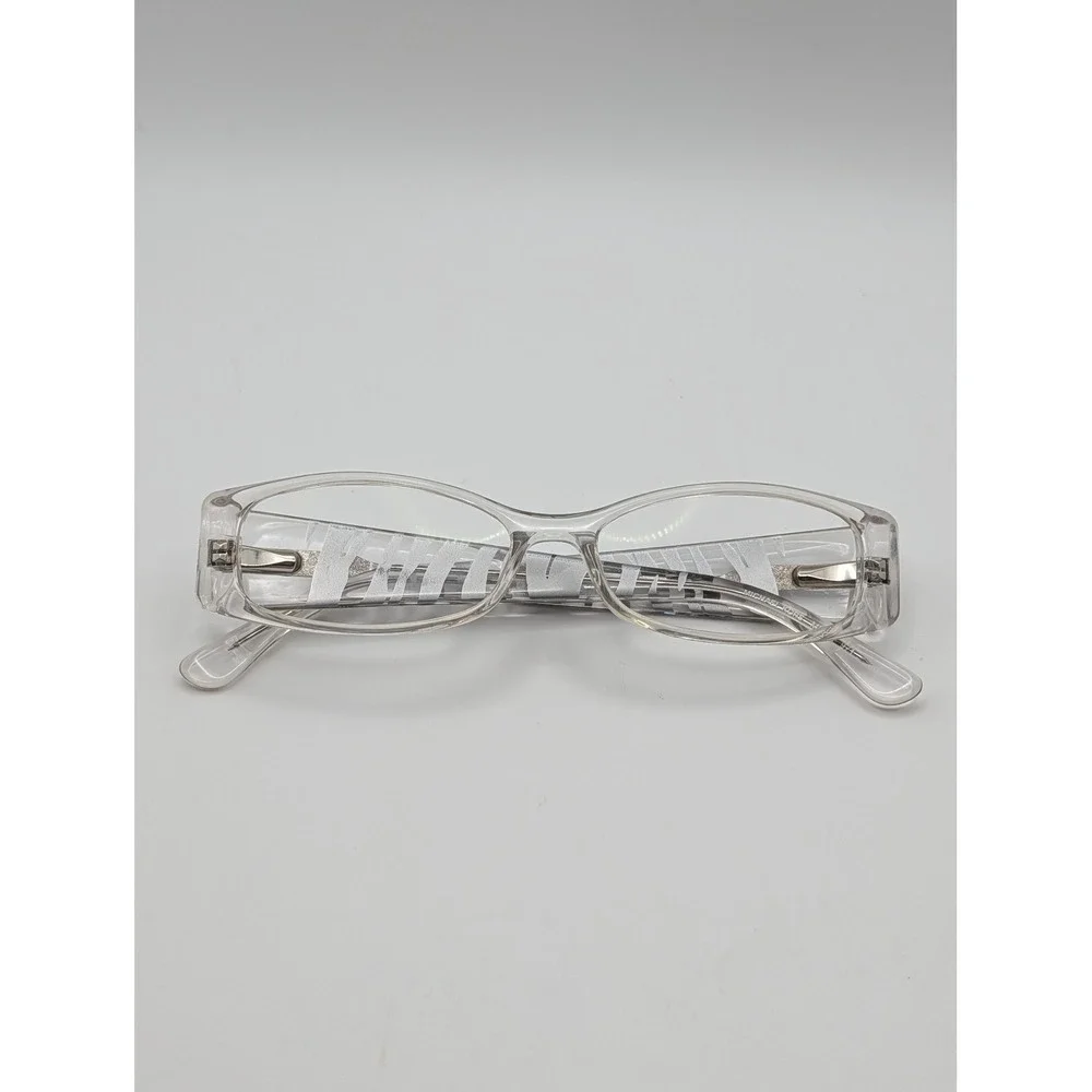 Michael Kors MK612 971 Eyeglass Frames Clear Crystal Zebra Print Rectangle